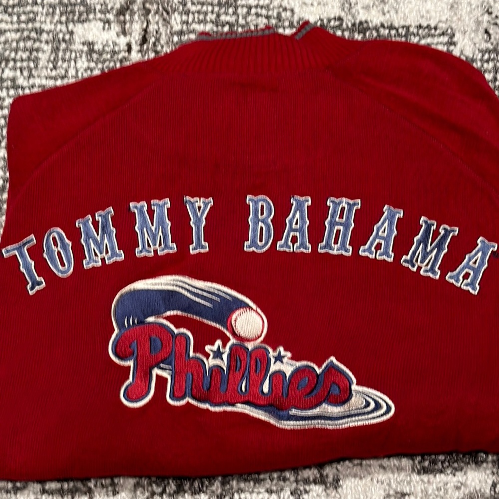 Tommy Bahama Men’s PHILLIES Sweater~ size XXL